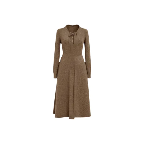 LUYOUYE Длинное платье с длинными рукавами женское