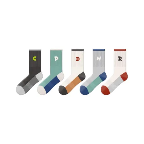 MIANQIXIONG Многоцветный Буква 5 пар Q610 Детские носки