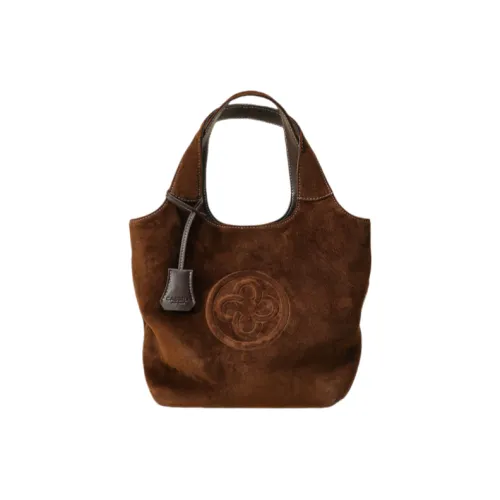 CASSILE Премиум Feel Корзинка-сумка Элегантность Коммутирование Практичная Сумка Маленькая Женская Темно-Кофейный