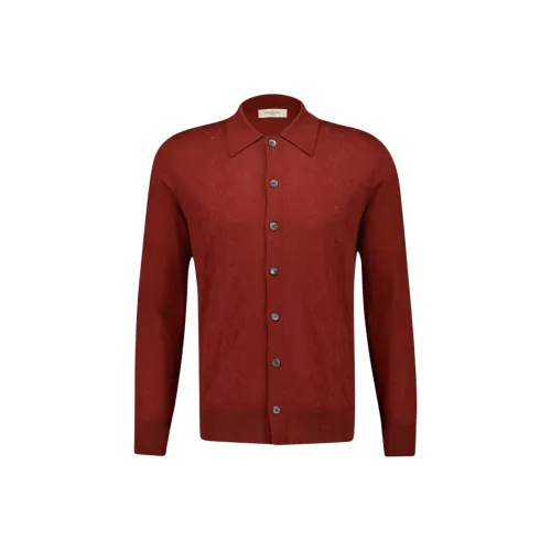 PIACENZA 1733 Red Men's Shirts PIACENZA 1733 Красные Мужские Рубашки