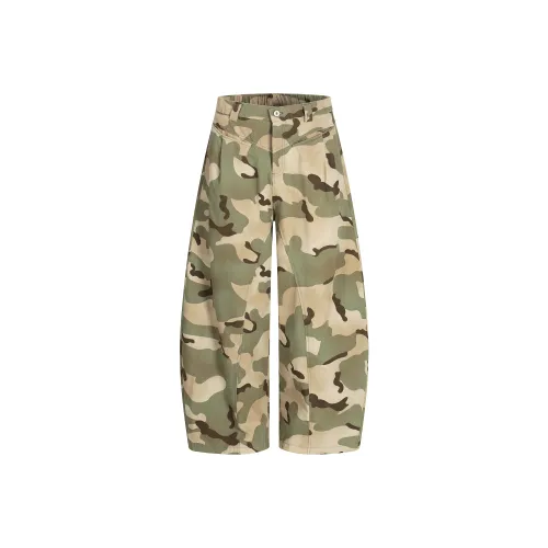 MR BENSE Curved Knife Casual Pants Unisex