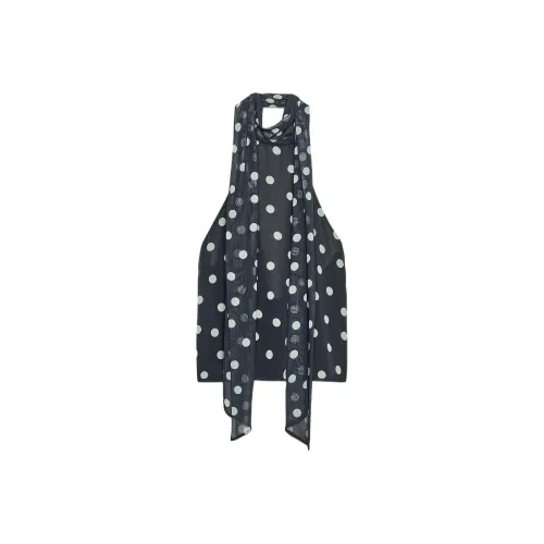 ZARA Глубокий морской синий Женские майки