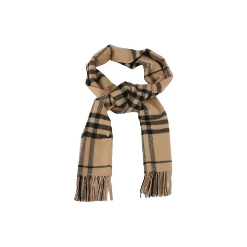 Шарфы Burberry Wool Knit Унисекс Коричневый