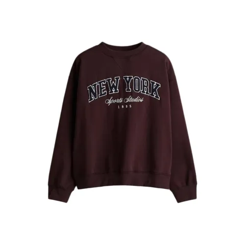 H&M Бургунди Женский Свитшот