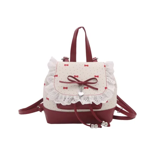 G.DUCKKIDS ПУ (полиуретан) Рюкзак Стандартный Красный Синий Белый