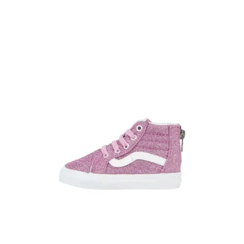 VANS SK8 HI Высокие кеды Обувь для малышей Розовая Infant и Toddler