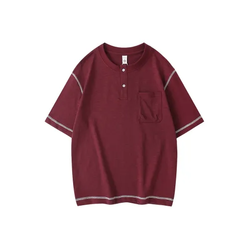 Clog Heel Бургунди Унисекс T-рубашки