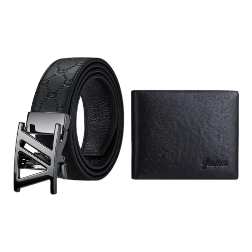 Jeccieziio Ремни из коровьей кожи Мужской 3,5CM