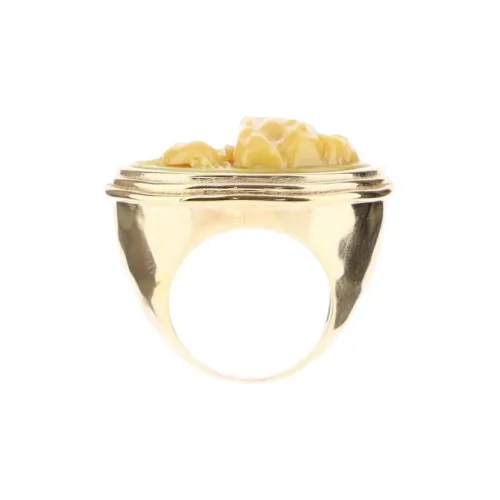 Bottega Veneta Кольца из стерлингового серебра 925 пробы женские золотые