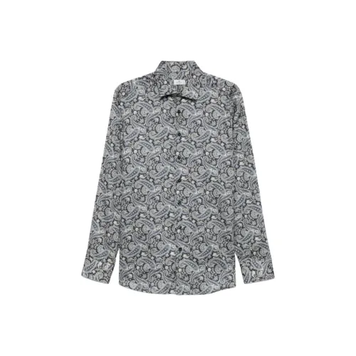 ETRO Серые Мужские Рубашки