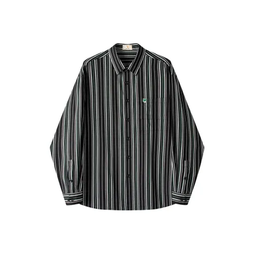 WILLIAM FOX&SONS Черные полосы Унисекс Рубашки
