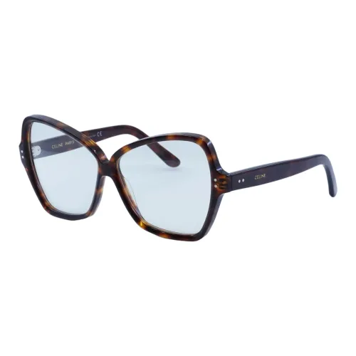 Celine Ацетат Бабочка Оправы для очков Женские Черепаховый