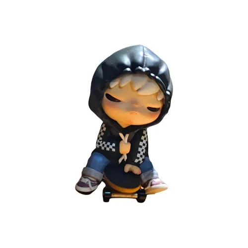 POP MART Коллаборация Edition x VANS HIRONO Модная игрушка Фигурка Орнамент Прозрачный Слепой Бокс на Карточке