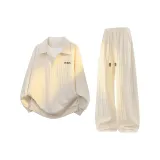 Абрикосовый свитшот + абрикосовые штаны