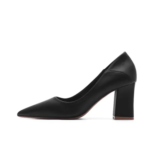 Zubumei Грубый каблук Высокие каблуки 7 см Женские