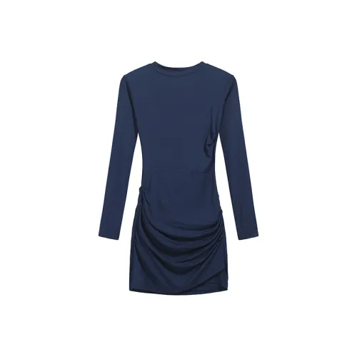 SNZX Длинное платье с длинным рукавом женское