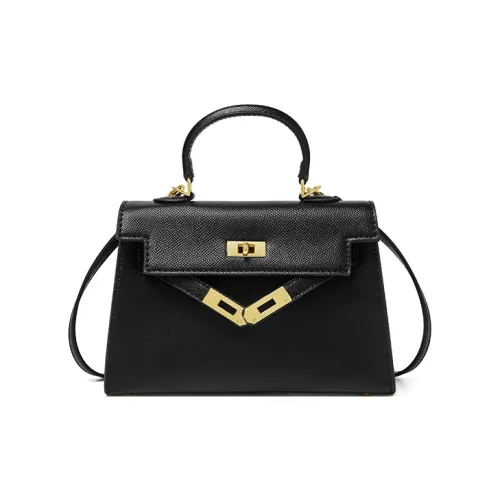 15 MINS Синтетическая кожа Сумка Стандартная Женская Полночь Черный Экрю Слоновый Серый