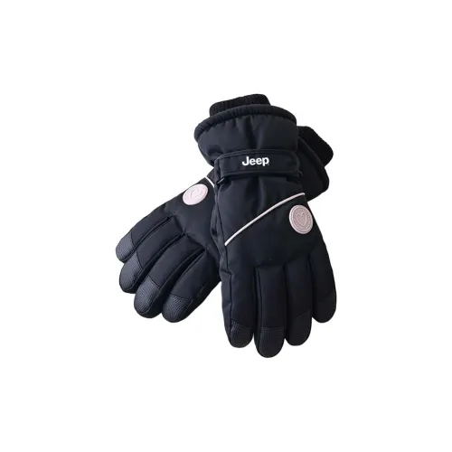 JEEP Полиэстер, Силикон, Длинный Pile Бархат Перчатки Женские