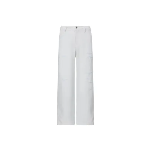 GTRG Джинсы Унисекс Небесно-синий Белый