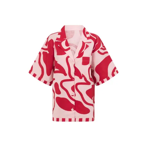 SABO SKIRT Красный Женские Рубашки