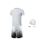 Комплект одежды (Серый топ + Белый и серый низ + Кепка для плавания)