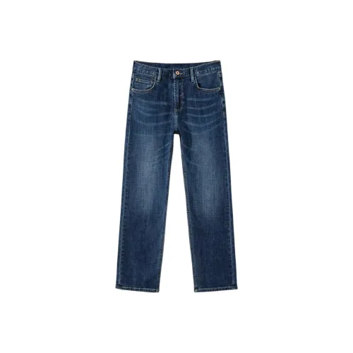 DKRVT Темно-синий [Упаковка] Мужские Джинсы