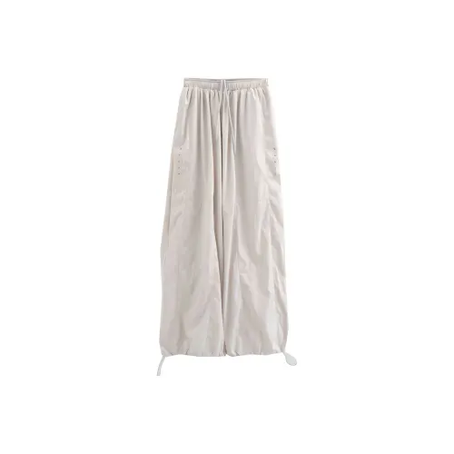 LOWEAR Нейлон Stud Ballon Брюки Повседневные брюки Женские