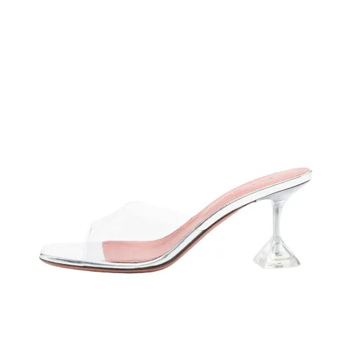 AMINA MUADDI Слипоны 7 см Женские Серебряные