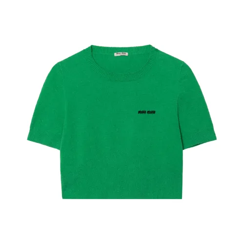 MIU MIU SS22 Свитер Женский Зеленый