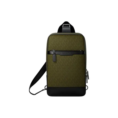 MICHAEL KORS Покрытый холст Sling Сумка Мужская Pistachios