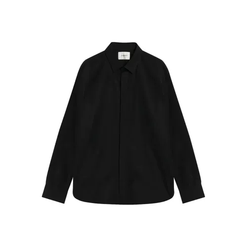 SAINT LAURENT Рубашка Мужская Черная