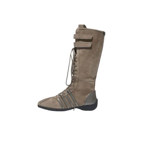 Rockfish Weatherwear BLISS VELCRO Высокие сапоги до колена 3 см женские оливковый