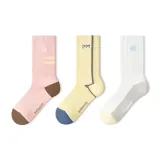 Розовый + Желтый + Белый - 3 упаковки