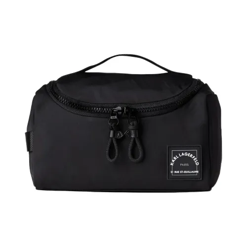 Karl Lagerfeld Полиамид Хранение Сумка Туалетные принадлежности Сумка Мужская Черная