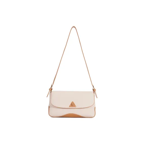 Dubaolu Сумка через плечо из синтетической кожи женская абрикосового цвета