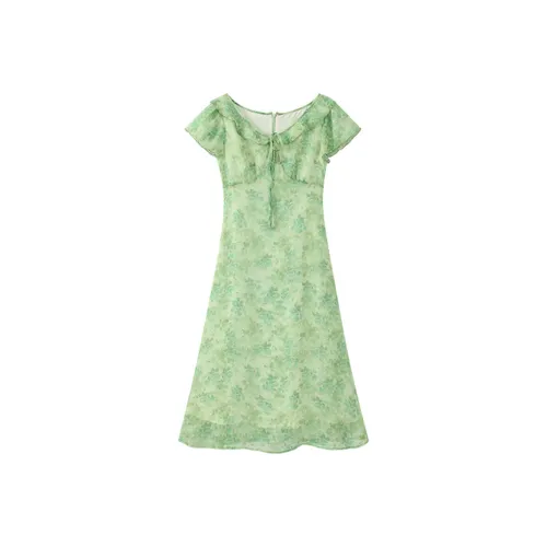 AURORA DIARY Короткое платье с короткими рукавами женское