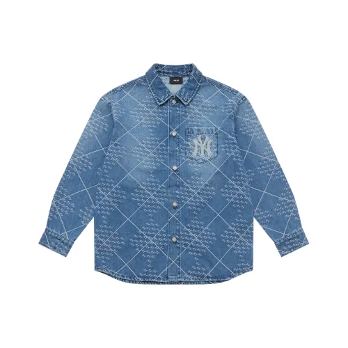 MLB MONOGRAM Коллекция New York Yankees 25FW Рубашка Унисекс Стандарт