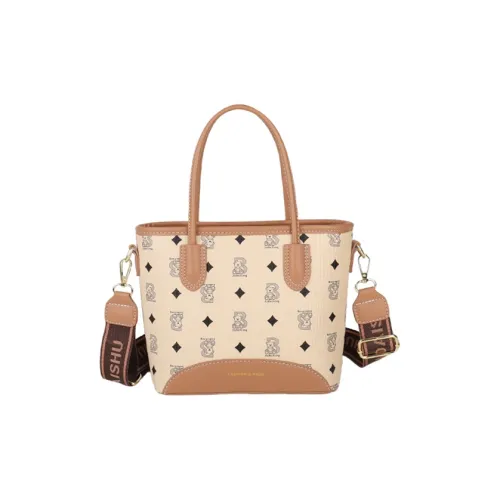 Meow In The Grass ПУ (полиуретан) Сумка через плечо Стандартная Женская Экрю Черный Розовый Коричневый