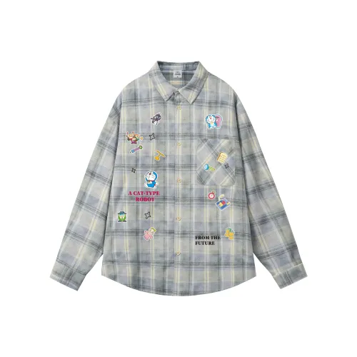 DoraemonA Длинный рукав рубашка унисекс