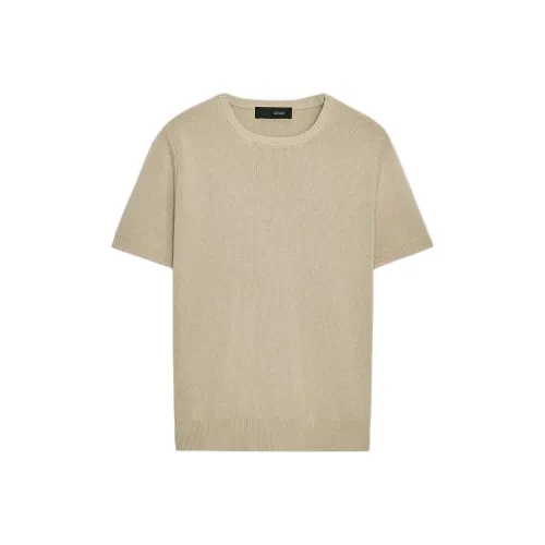 ZARA Бежевые Женские Футболки