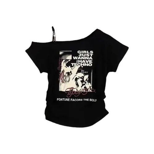 QIAOMONVHAI Женские футболки с коротким рукавом