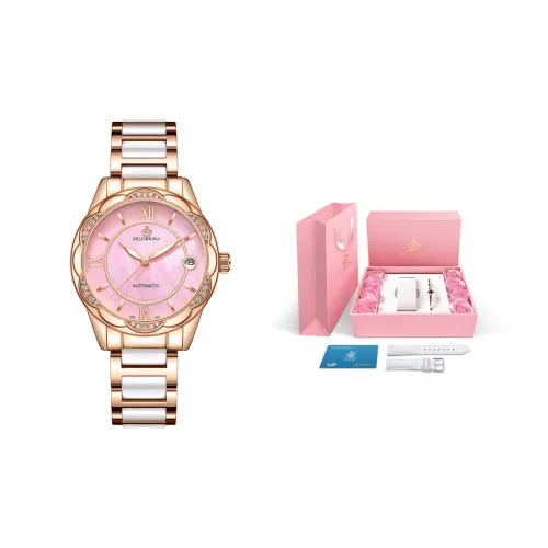 MG.ORKINA MG Автоматический механический механизм Женские часы 36 мм Матиальная раковина Цвет