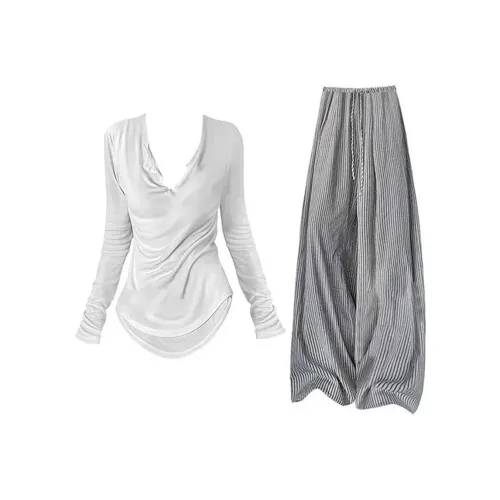 SDN by41 Серый Женские Повседневные Костюмы