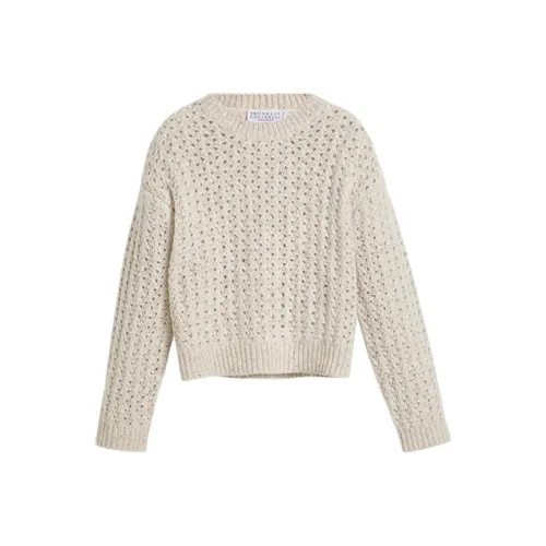 BRUNELLO CUCINELLI Бежевый Желтый Унисекс Свитера