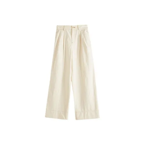 SLLSKY Light Apricot Women's Cargo Pants SLLSKY Светло-абрикосовые женские карго-брюки