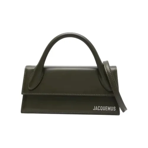 Jacquemus Кожа Коровья кожа Одно плечо Сумка Стандартная Женская Темный хаки