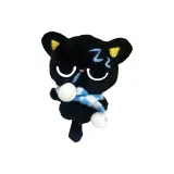 Синий шарф, черный кот