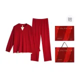 74032 Бордовый [Подарочная коробка комплект]