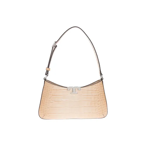 TORY BURCH ELEANOR Крокодил Тисненая кожа Сумка на плечо Женская Розовая