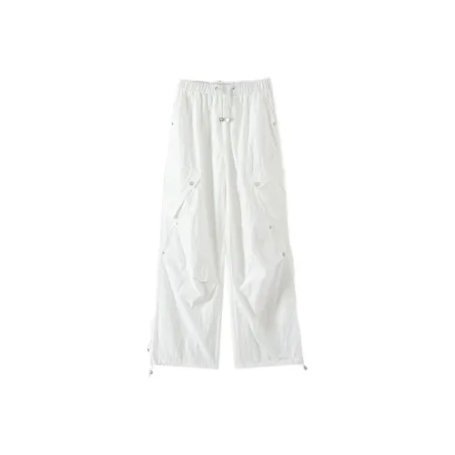 MA JOURNEE Белый Женские Карго Брюки